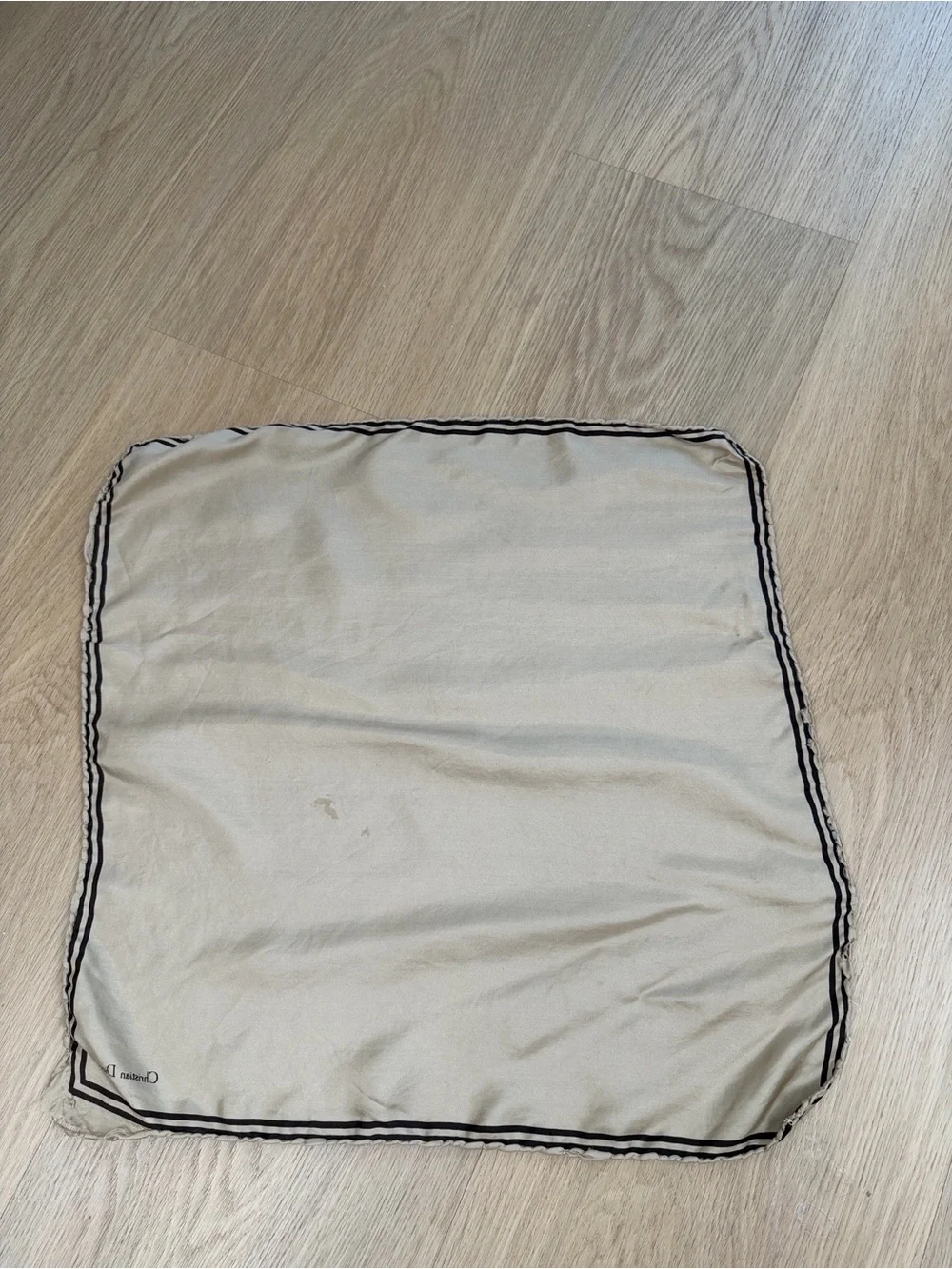 Vintage Christian Dior 100% Silk Handkerchief Scarf